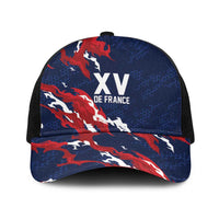 France Rugby Pride Baseball Net Cap XV de France Flame Fire Style