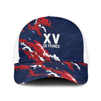 France Rugby Pride Baseball Net Cap XV de France Flame Fire Style