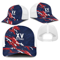 France Rugby Pride Baseball Net Cap XV de France Flame Fire Style