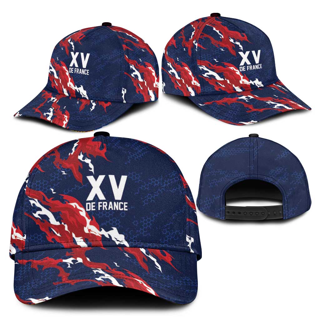France Rugby Pride Classic Cap XV de France Flame Fire Style