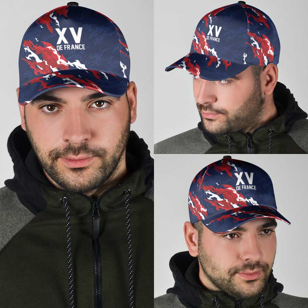 France Rugby Pride Classic Cap XV de France Flame Fire Style