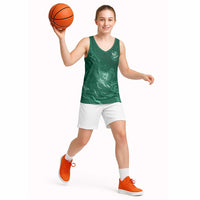 Custom Ireland Rugby Pride Basketball Jersey Celtic Shamrock Flame Fire Style
