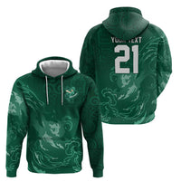 Custom Ireland Rugby Pride Hoodie Celtic Shamrock Flame Fire Style