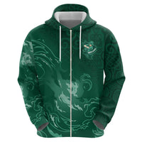 Custom Ireland Rugby Pride Hoodie Celtic Shamrock Flame Fire Style