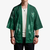 Custom Ireland Rugby Pride Kimono Celtic Shamrock Flame Fire Style