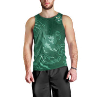 Custom Ireland Rugby Pride Men Tank Top Celtic Shamrock Flame Fire Style
