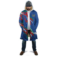 Custom Italy Rugby Pride Cloak Gli Azzurri Flame Fire Style