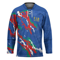 Custom Italy Rugby Pride Hockey Jersey Gli Azzurri Flame Fire Style