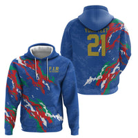 Custom Italy Rugby Pride Hoodie Gli Azzurri Flame Fire Style