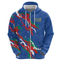 Custom Italy Rugby Pride Hoodie Gli Azzurri Flame Fire Style