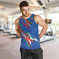 Custom Italy Rugby Pride Men Tank Top Gli Azzurri Flame Fire Style