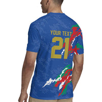 Custom Italy Rugby Pride Rugby Jersey Gli Azzurri Flame Fire Style