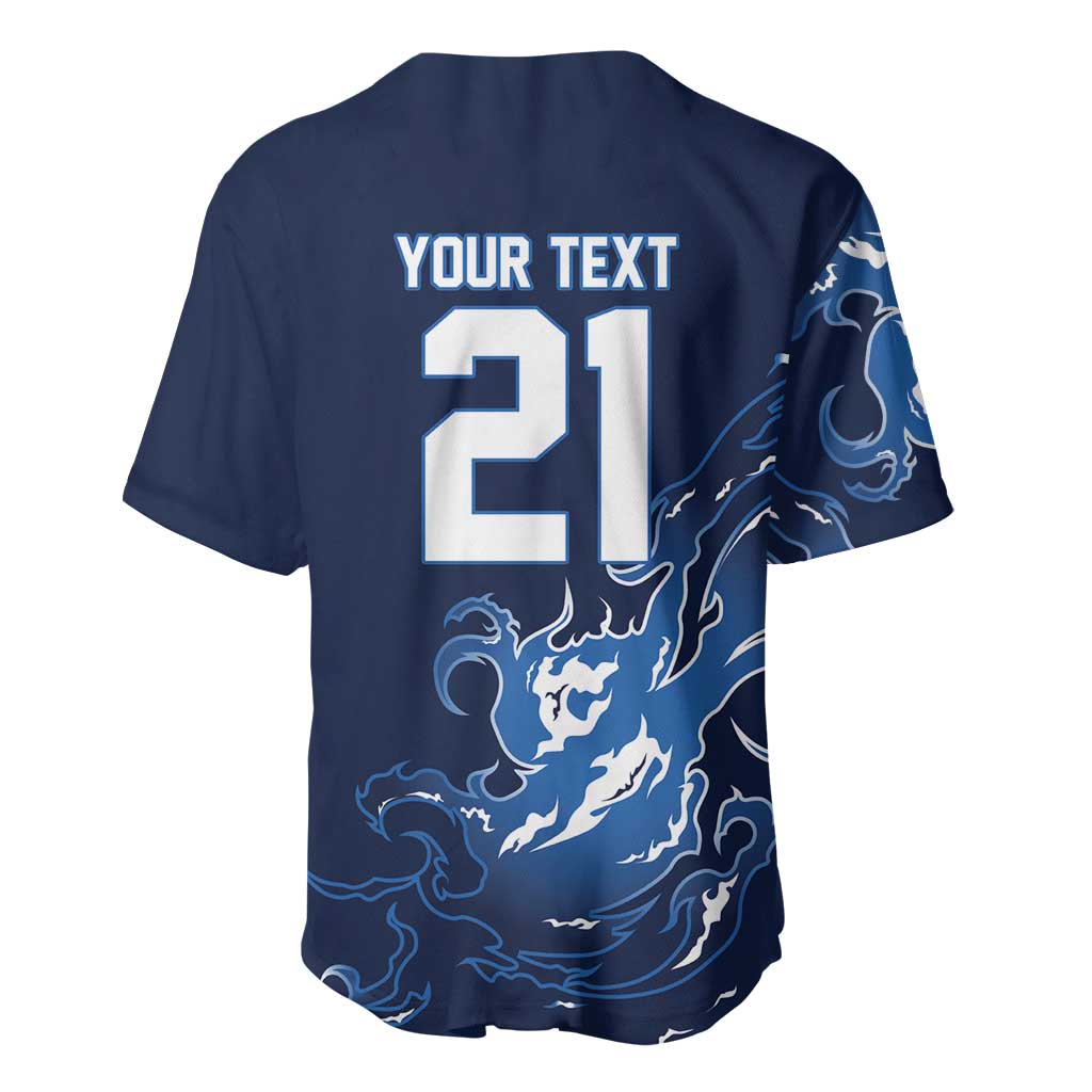 Custom Scotland Rugby Pride Baseball Jersey Thistle Flame Fire Style