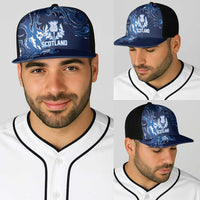 Scotland Rugby Pride Baseball Net Cap Thistle Flame Fire Style