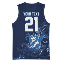 Custom Scotland Rugby Pride Basketball Jersey Thistle Flame Fire Style