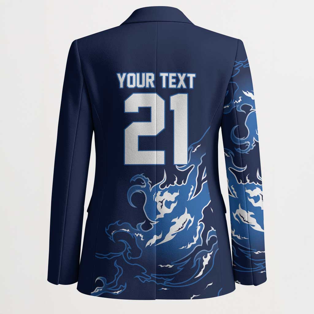 Custom Scotland Rugby Pride Blazer Thistle Flame Fire Style