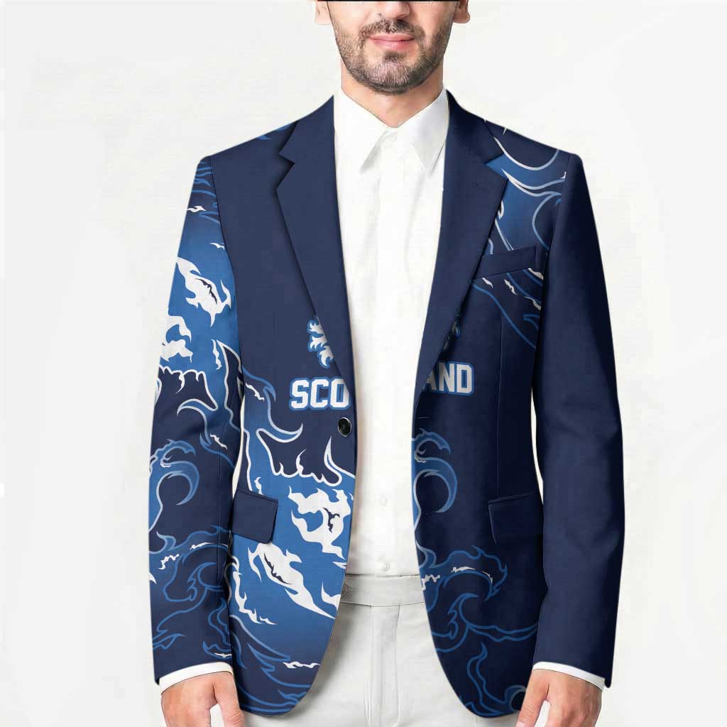 Custom Scotland Rugby Pride Blazer Thistle Flame Fire Style