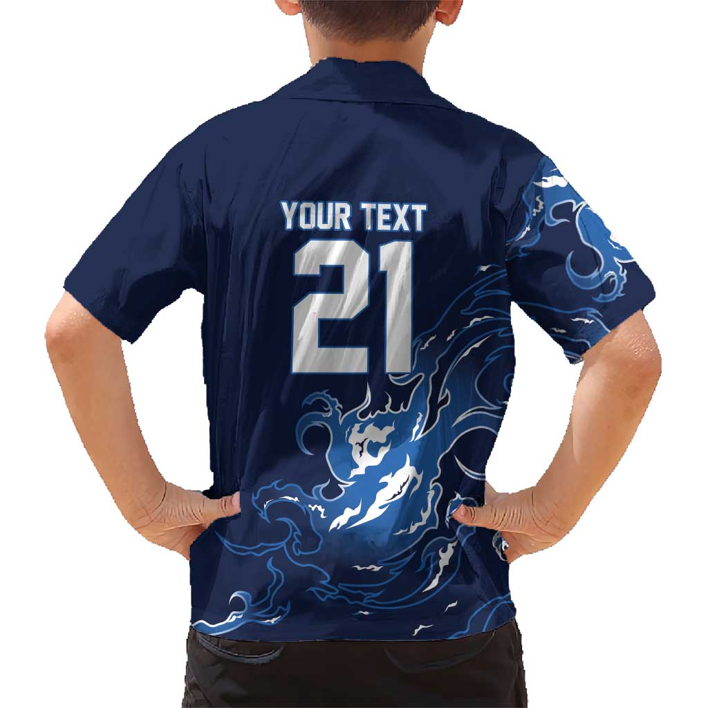 Custom Scotland Rugby Pride Hawaiian Shirt Thistle Flame Fire Style