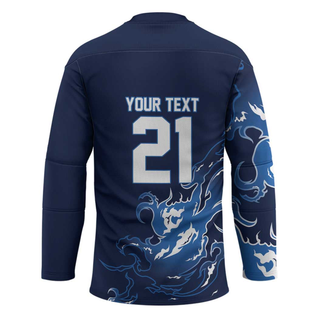Custom Scotland Rugby Pride Hockey Jersey Thistle Flame Fire Style