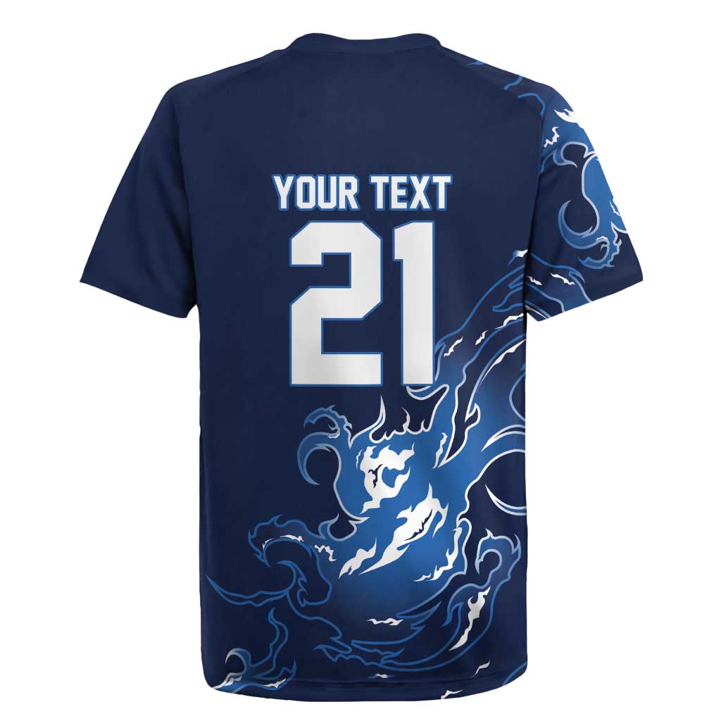 Custom Scotland Rugby Pride Rugby Jersey Thistle Flame Fire Style