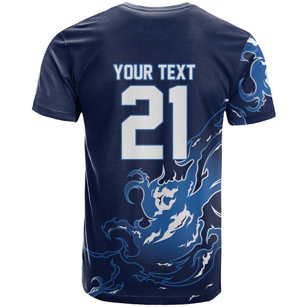 Custom Scotland Rugby Pride T Shirt Thistle Flame Fire Style