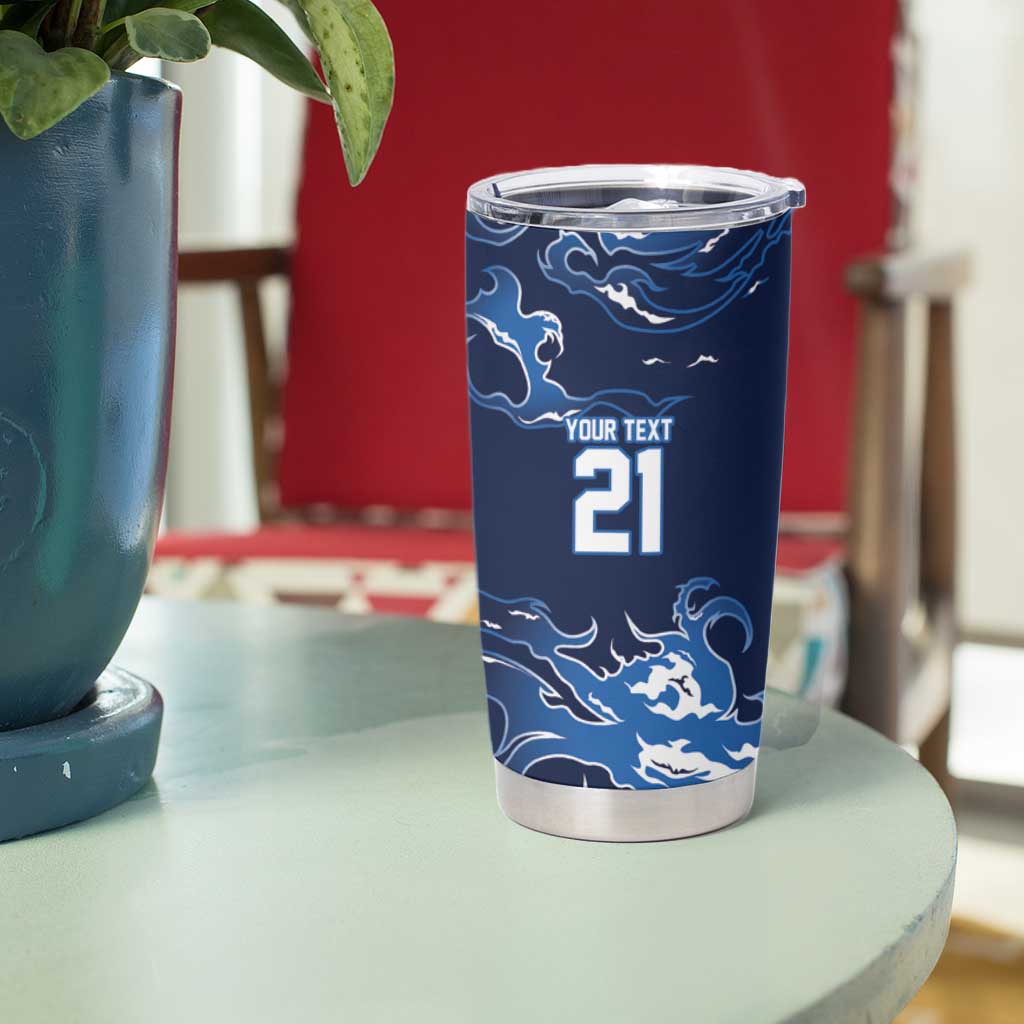 Custom Scotland Rugby Pride Tumbler Cup Thistle Flame Fire Style