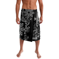 Filipino Sun Tribal Tattoo Lavalava Philippines Inspired Barong Simple Black - Wonder Print Shop