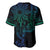 Filipino Sun Tribal Tattoo Baseball Jersey Philippines Inspired Barong Blue Art LT9 - Wonder Print Shop