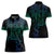 Filipino Sun Tribal Tattoo Women Polo Shirt Philippines Inspired Barong Blue Art - Wonder Print Shop