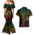 Filipino Sun Tribal Tattoo Couples Matching Mermaid Dress and Hawaiian Shirt Philippines Inspired Barong Reggae Art LT9 - Wonder Print Shop