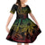 Filipino Sun Tribal Tattoo Family Matching Off Shoulder Maxi Dress and Hawaiian Shirt Philippines Inspired Barong Reggae Art LT9 - Wonder Print Shop