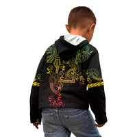 Filipino Sun Tribal Tattoo Kid Hoodie Philippines Inspired Barong Reggae Art - Wonder Print Shop