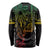 Filipino Sun Tribal Tattoo Long Sleeve Shirt Philippines Inspired Barong Reggae Art - Wonder Print Shop