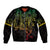 Filipino Sun Tribal Tattoo Sleeve Zip Bomber Jacket Philippines Inspired Barong Reggae Art - Wonder Print Shop