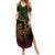 Filipino Sun Tribal Tattoo Summer Maxi Dress Philippines Inspired Barong Reggae Art - Wonder Print Shop