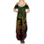 Filipino Sun Tribal Tattoo Summer Maxi Dress Philippines Inspired Barong Reggae Art - Wonder Print Shop