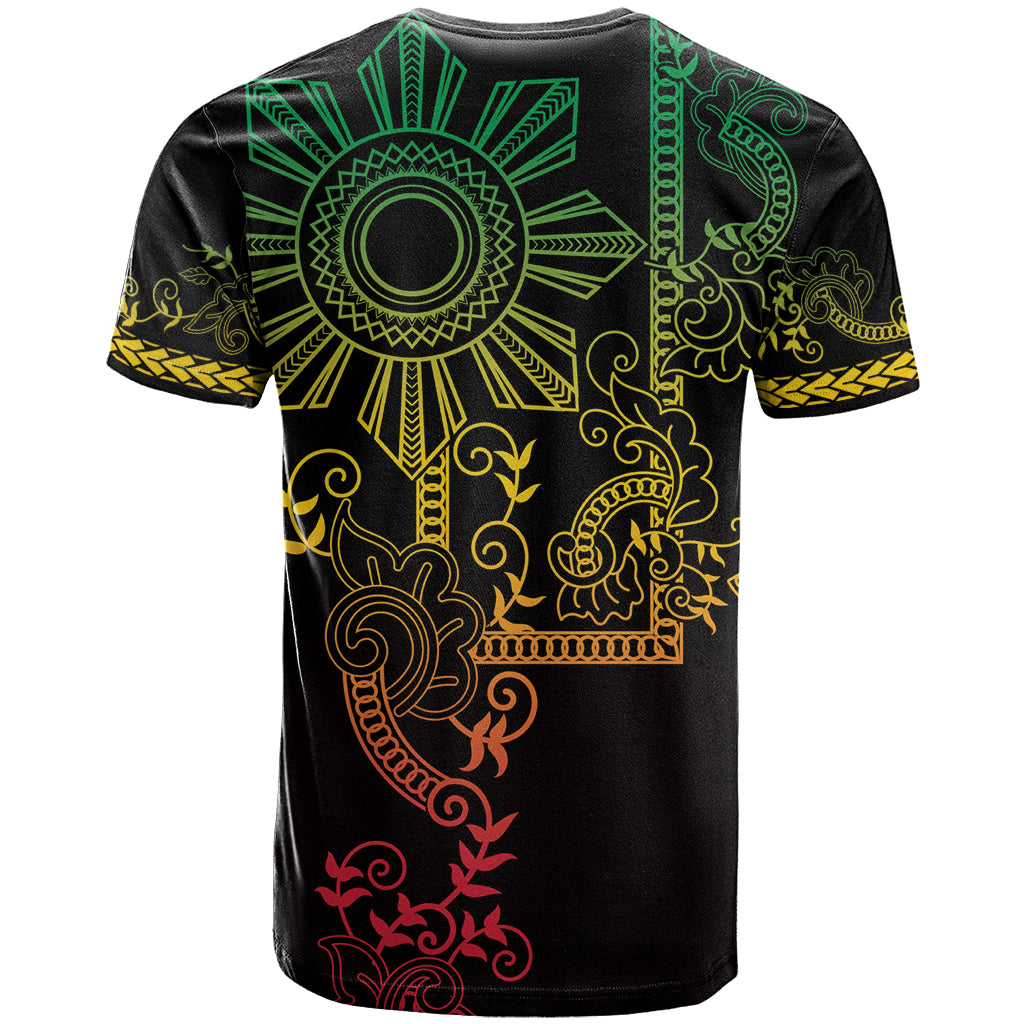 Filipino Sun Tribal Tattoo T Shirt Philippines Inspired Barong Reggae Art - Wonder Print Shop