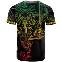 Filipino Sun Tribal Tattoo T Shirt Philippines Inspired Barong Reggae Art - Wonder Print Shop