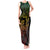 Filipino Sun Tribal Tattoo Tank Maxi Dress Philippines Inspired Barong Reggae Art - Wonder Print Shop