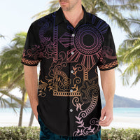 Filipino Sun Tribal Tattoo Hawaiian Shirt Philippines Inspired Barong Pink Art - Wonder Print Shop