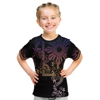Filipino Sun Tribal Tattoo Kid T Shirt Philippines Inspired Barong Pink Art - Wonder Print Shop