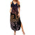Filipino Sun Tribal Tattoo Summer Maxi Dress Philippines Inspired Barong Pink Art - Wonder Print Shop