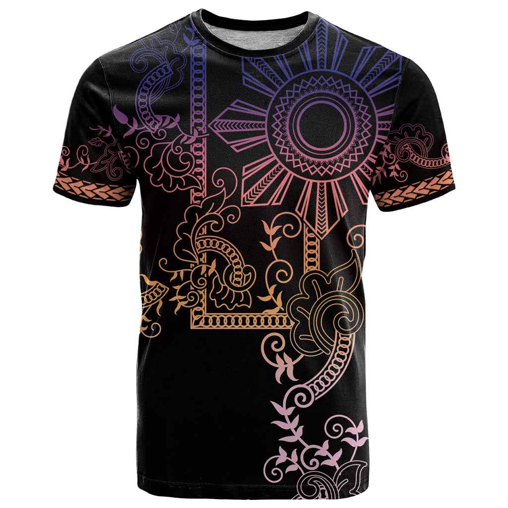 Filipino Sun Tribal Tattoo T Shirt Philippines Inspired Barong Pink Art - Wonder Print Shop
