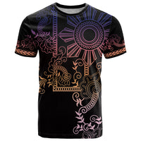 Filipino Sun Tribal Tattoo T Shirt Philippines Inspired Barong Pink Art - Wonder Print Shop