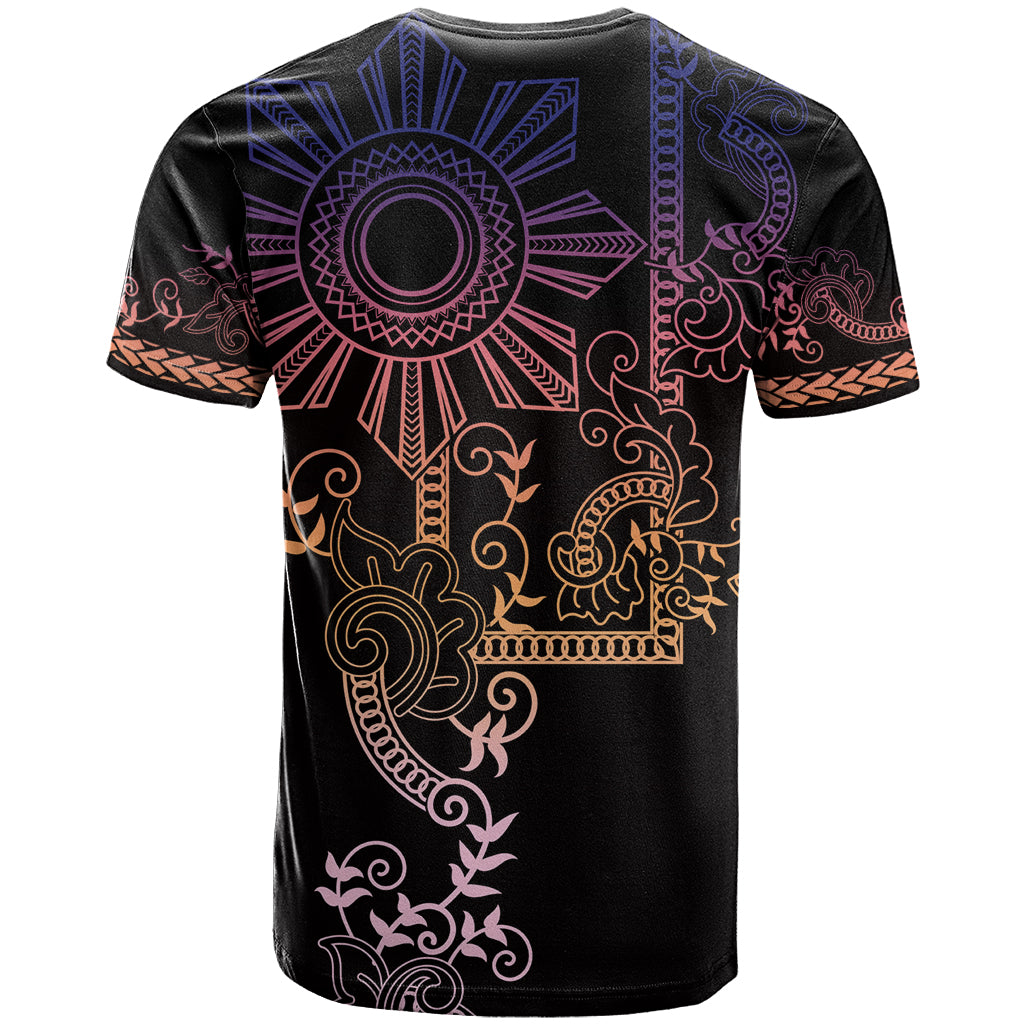 Filipino Sun Tribal Tattoo T Shirt Philippines Inspired Barong Pink Art - Wonder Print Shop