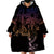 Filipino Sun Tribal Tattoo Wearable Blanket Hoodie Philippines Inspired Barong Pink Art - Wonder Print Shop