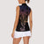 Filipino Sun Tribal Tattoo Women Sleeveless Polo Shirt Philippines Inspired Barong Pink Art - Wonder Print Shop