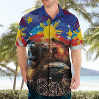Philippines Lion and Eagle 1898 Hawaiian Shirt Pilipinas Maligayang Araw ng Kalayaan - Wonder Print Shop