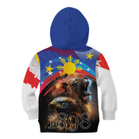 Philippines Lion and Eagle 1898 Kid Hoodie Pilipinas Maligayang Araw ng Kalayaan - Wonder Print Shop