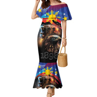 Philippines Lion and Eagle 1898 Mermaid Dress Pilipinas Maligayang Araw ng Kalayaan - Wonder Print Shop